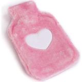 1001 ZY1000-HTP Sıcak Su Torbası Peluş Kalpli, Pembe
