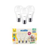 1001Hediye 57855210123864280184975 12W Led Ampul 3&apos Lü Paket 1521 Lümen, 100W Eşdeğer, E27 Duy, 3000K Sarı Işık, Opal Cam,%88 Enerji Tasarrufu, 15000 Saat Ömür