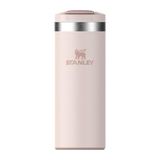 1001Hediye 57855210125573180184975 The Transit Fliptop Mug Termos Bardak, 0.35 L, Pembe Kuvars Rose Quartz Açık Beyaz