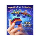 1001Hediye 6 Farklı Renkli Sihirli Manyetik Toplar Neodyum Mıknatıs 150 adet 5mm