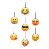 1001MODEL 7li Emoji Serisi Görselli Oto Kokusu Dikiz Ayna Süsü Torpido Ve Oto Aksesuarı
