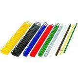 100'LÜ Beyaz Plastik Spiral Cilt Malzemesi 12 Mm, Kalın ve Dayanıklı Şeritler - Seçenek 1 - Ahşap - Siyah
