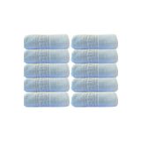 100'Lü Greek Mavi Banyo Havlusu - 70X140 Cm, 490 Gr, %100Pamuk, Spa Ve Otel Havlusu (10 Adet)