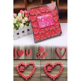 100Lü Kalpli Mum Tealight Mum Kırmızı Mum Kandil/Mum