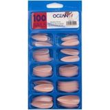 100'LÜ Kutulu Pembe ve Mor Stiletto Protez Tırnak Seti - Amber