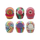 100'lü Muffin Kağıdı Kek Kalıbı Desenli Çok Renkli
