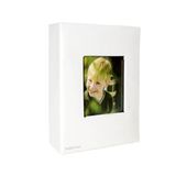 100'lük 10x15cm. Pencereli Beyaz Deri Fotoğraf Albümü