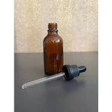 100Ml Kahverengi Cam Damlalıkl, 24 Adet, Siyah Kapak, Ecza Şişesi, Damlalıklı Şişe, Propolis Şişesi, Damlatmalı Şişe, Saç Serum Şişesi,