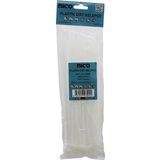 100PCS Beyaz 3.6X250MM Plastik Cırt Kelepçe (3791)