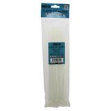 100Pcs Beyaz 3.6X300mm Plastik Cırt Kelepçe (4915)