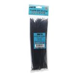 100PCS SİYAH 3.6X250MM PLASTİK CIRT KELEPÇE (2818)