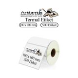100x100 Mm Barkod Etiketi Yapışkanlı 1 Adet Rulo Etiket Termal Barkot Terazi Etiketi 500 Lü Barkod Yazıcılara 10x10cm 1 Adet