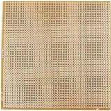100X100mm Delikli Bakır Plaket Tek Taraflı Devre Kartı 10X10