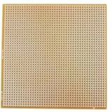 100X100mm Delikli Bakır Plaket Tek Taraflı Devre Kartı 10X10cm
