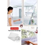 100X150 Cm 5 Metre Cırt Bantlı Pencere Sinek Önleyici Kovucu Sineklik Perdesi Tül