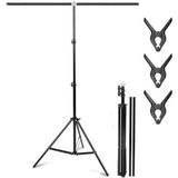 100X200 cm T Arka Plan Destek Seti, Fon Standı Stüdyo, Fotoğraf, Video, Açılış,doğum Günü - Çok Renkli