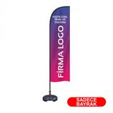 100x400 cm Özel Tasarımlı Yelken Bayrağı