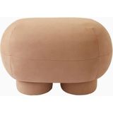 101 Copenhagen Big Foot Bench Petit Nubuk Deri Tasarım Tabure - Bej
