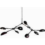 101 Copenhagen Drop Chandelier Mini Pirinç Kaplama Dekoratif Tasarım Avize - Siyah