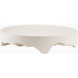 101 Copenhagen Iwa Big Seramik Dekoratif Beyaz Tepsi - 43 x 8 x 43 cm