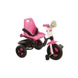 101 Prens Pembe-Siyah 3 Tekerlekli Bisiklet Pembe