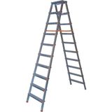 10+10 Basamaklı Çift Çıkışlı Galvanizli Profil Merdiven | Ev, Bahçe, Iş Yeri Için - 1 adet