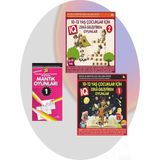 10,11,12,13 YAŞ ve Üstü Çocuklar İçin IQ Zeka Geliştiren Akıl ve mantık Oyunlar 3 Kitap