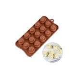 102- Siliko World Silikon Çikolata Kalıbı Sabun Mum Epoksi Reçine Ve Jöle Yapımı Için Kullanılabilir, Kahverengi