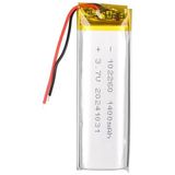 102260 3.7V 1400MAH Lityum Polimer (Li-Po) Batarya Ciklet Pil
