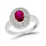 1,03 ct Pırlanta Yakut Yüzük