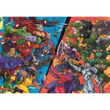 104 Parça Supercolor Puzzle: Marvel Heroes vs Villains