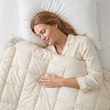 10,5 Tog %100 İngiliz Yünü Dolgulu Çift Kişilik Yorgan - Wooly Pure Serisi - 195 x 215 cm