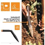 1057080 Sağlam Saksı Çubuğu 26 cm Cam Elyaf Takviyeli Plastik Siyah/turuncu