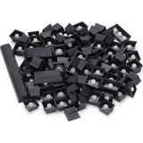 108 Tuş Universal Mekanik Klavye Tuş Takımı Kapağı Keycap Siyah Us Layout Ingilizce Dizilim - Çok Renkli