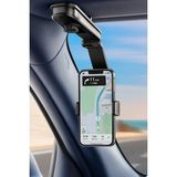 1080° dönebilen çok fonksiyonlu telefon tutucu - katlanabilir araç ve evde pratik kullanım - Siyah