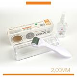 1080 Iğne Titanyum Dermaroller 2,00 mm (Vücut Bölgesi Için Ideal) + Temizleme Spreyi
