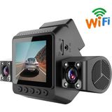 1080P Hd 4 Kameralı Wifi Telefon Kontrolü - 3 Inç Ekran Gece Görüşlü Geniş Açı G- Sensör