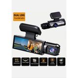 1080P Hd Zkcamspy D50S Araç Içi Kamera - Arabalar Için 170 Geniş Açı, Gece Görüşü, G-Sensörü, Döngü Kaydı ve Hareket Algılama - Siyah