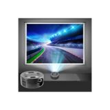 1080p Mini Taşınabilir LED Projektör Dış-İç Mekan Telefon Yansıtmalı Ev Sineması