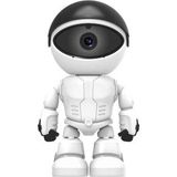 1080p Robot Görünümlü Bebek Bakıcı Wifi IP Güvenlik Kamerası Kablosuz Gece Görüşlü