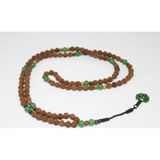 108'li Rudraksha ( Rudrakşa) Tohumu Ve Aventurin Taşlı Mala