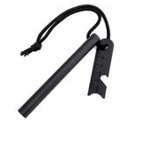 10Cm Boy 1Cm En Full Magnezyum Ateş Başlatıcı Bar -%100 Katkısız Alüminyum İçermez Fire Starter Siyah