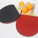 10cm Saplı 2 Raket ve 4cm Çaplı 3 Turuncu Toplu Masa Tenis Seti