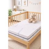 10Cm Süngerli Bebek Çocuk Beşik Yatağı Nano 60x120 Yıkanabilir Kılıflı Park Yatak Oyun Parkı