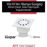 10CMX10CM Yer ve Banyo Süzgeci – 50MM Alttan Çıkışlı Model