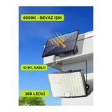10EN 268 Ledli Solar Projektör 60W Güneş Enerjili Hareket Sensörlü Led Projektör