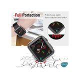 10LİNE AKSESUAR 131615951 Apple Watch Ultra 2 Kılıf 360 Full Round Soft Silicone Şeffaf Watch Ultra 2 İle Uyumlu Kordon - Şeffaf -