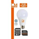10'lu 15W LED Ampul Seti – E27 Duy, 4000K Gün Işığı, Yüksek Aydınlatma & Enerji Tasarruflu - 0,5 W - Altın