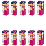 10'lu Osram Value B40 4.9W 827 2700K Sarı Renk E14 Mum LED Ampul
