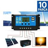 10'lu Paket Güneş Paneli Akü Şarj Kontrol Cihazı 20 AMPER-12V 24V